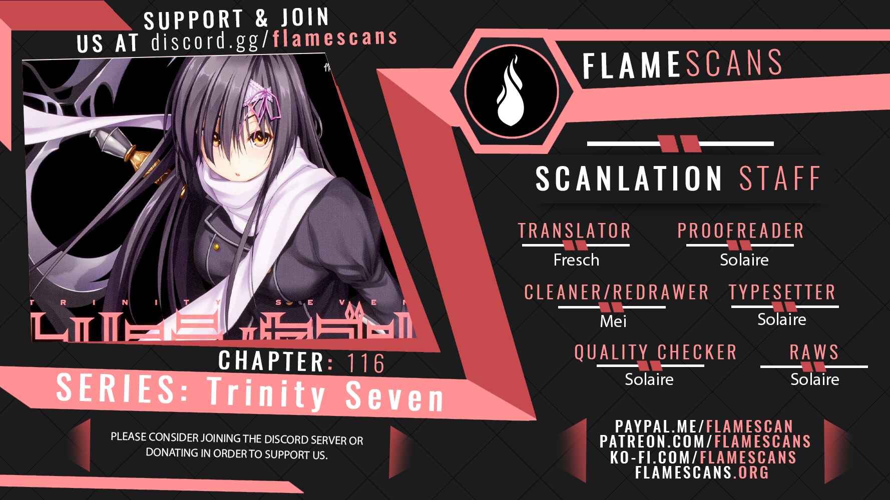Page 1 Chapter 116 Trinity Seven