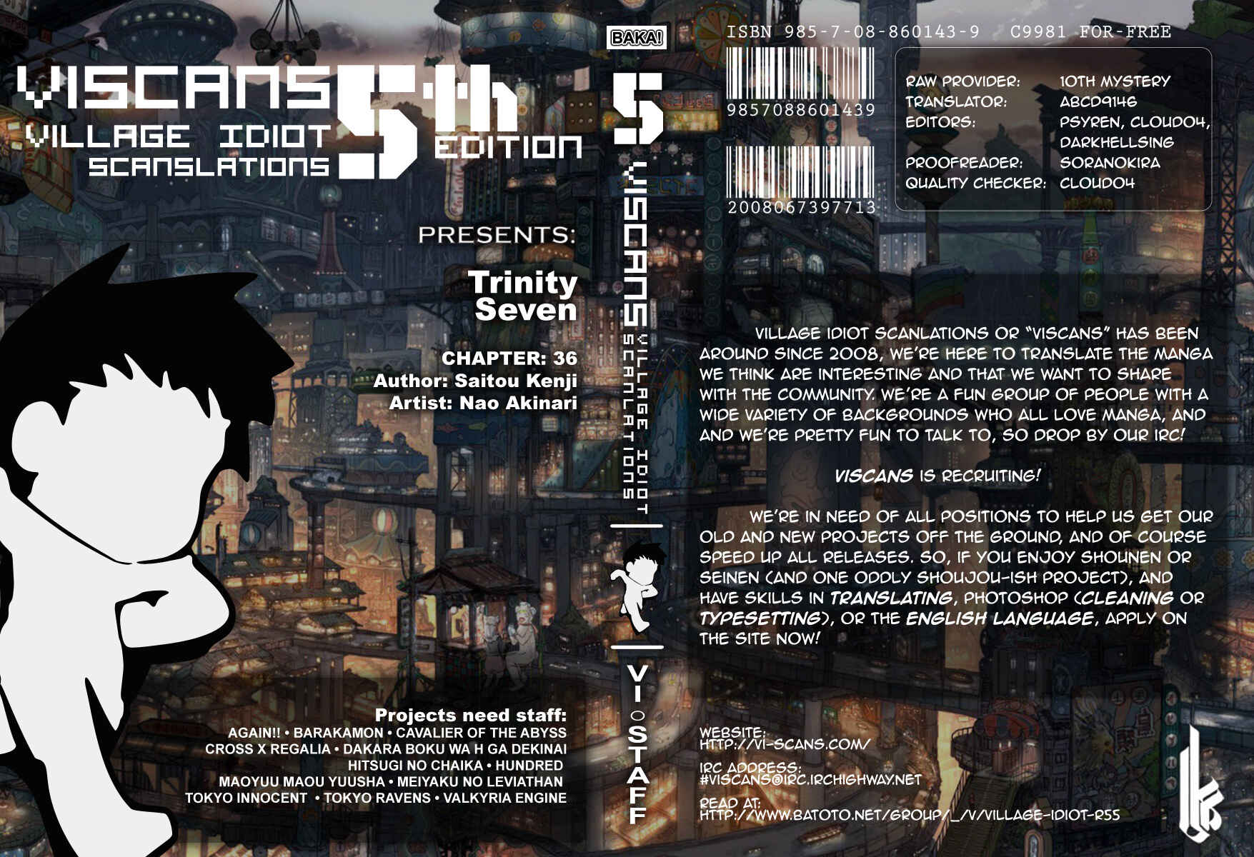 Page 1 Chapter 35 Trinity Seven
