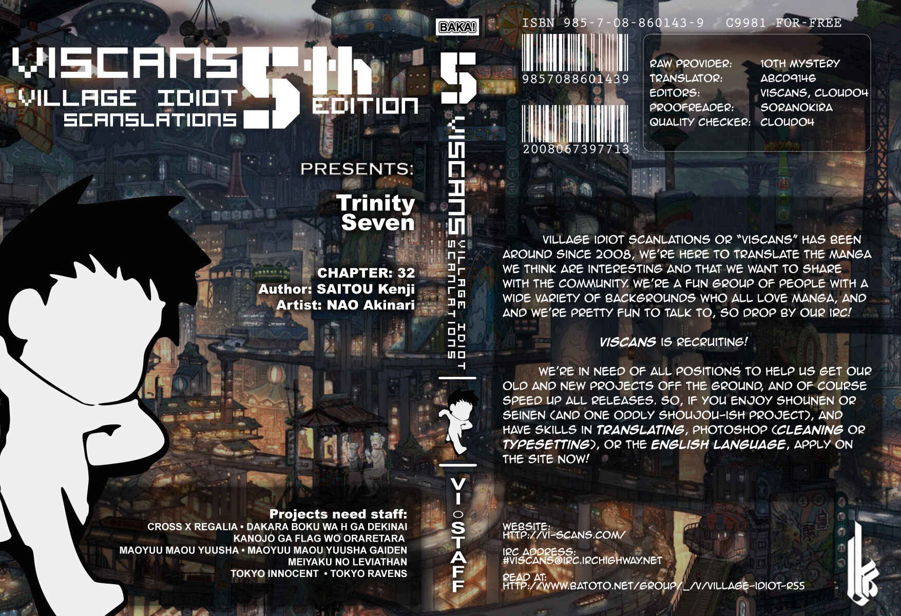 Page 1 Chapter 31 Trinity Seven