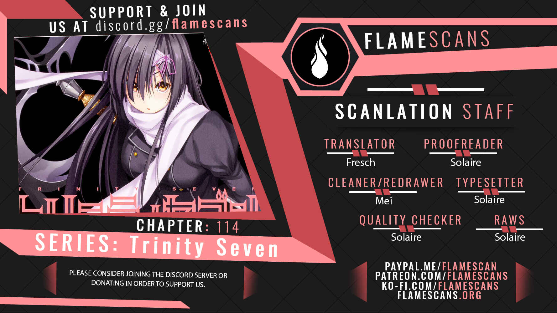 Page 1 Chapter 114 Trinity Seven