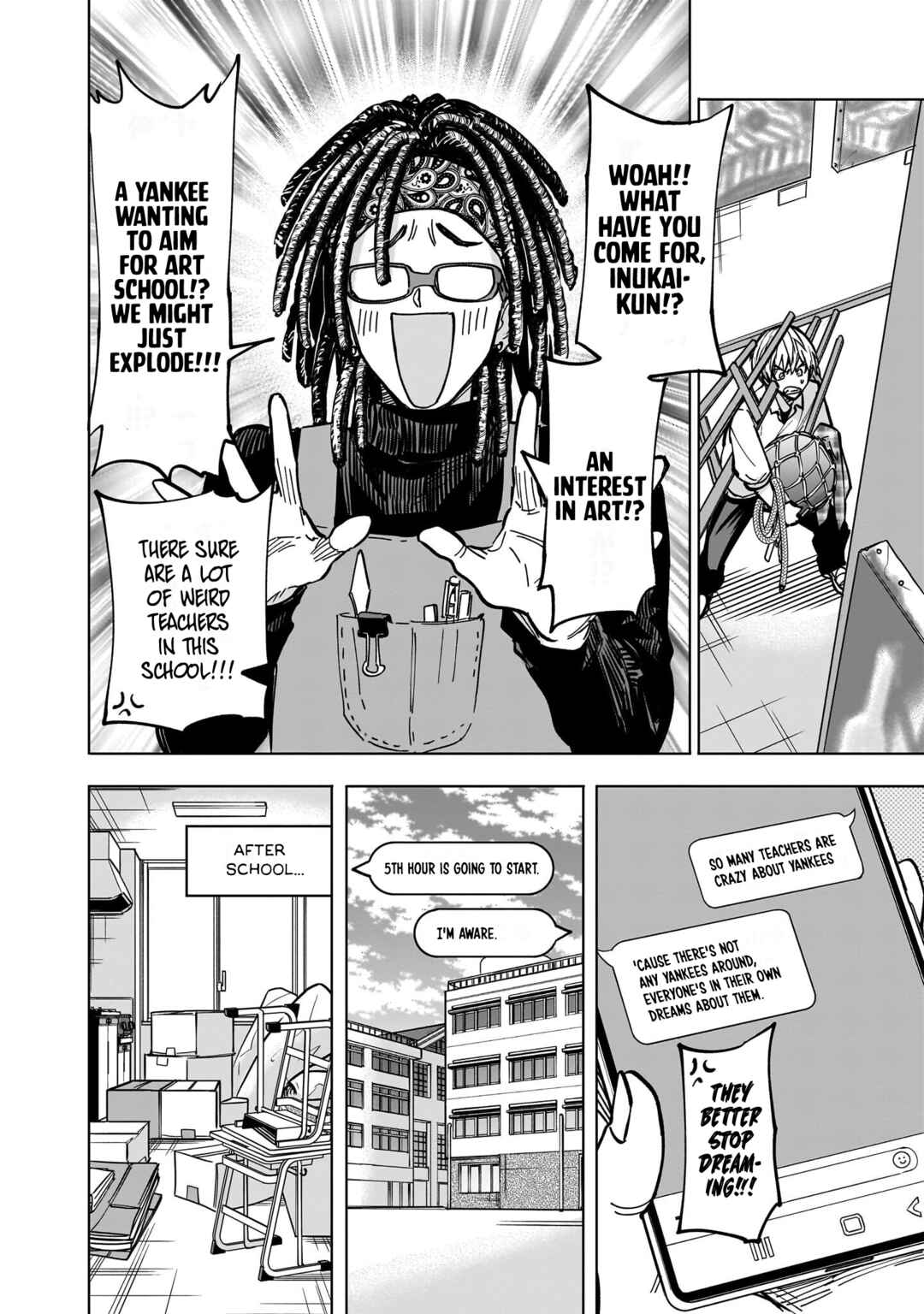 Page 16 Chapter 4 Yankee-kun to Kagaku Gohan