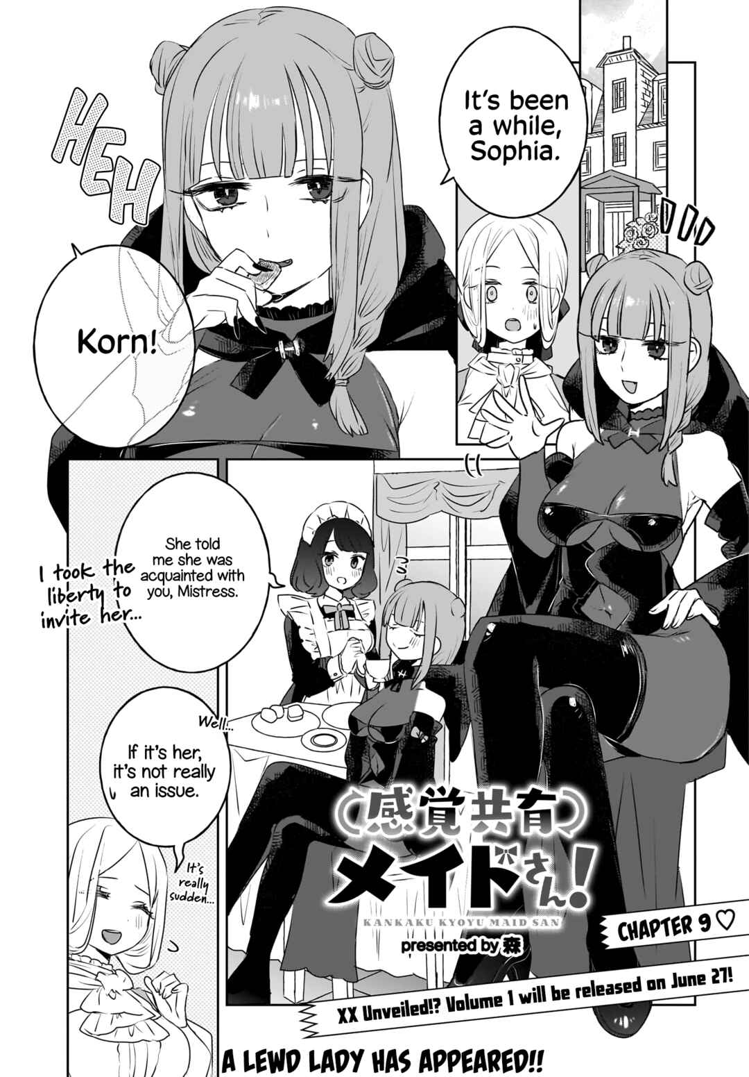 Page 1 Chapter 9 Kankaku Kyoyu Maid-san!