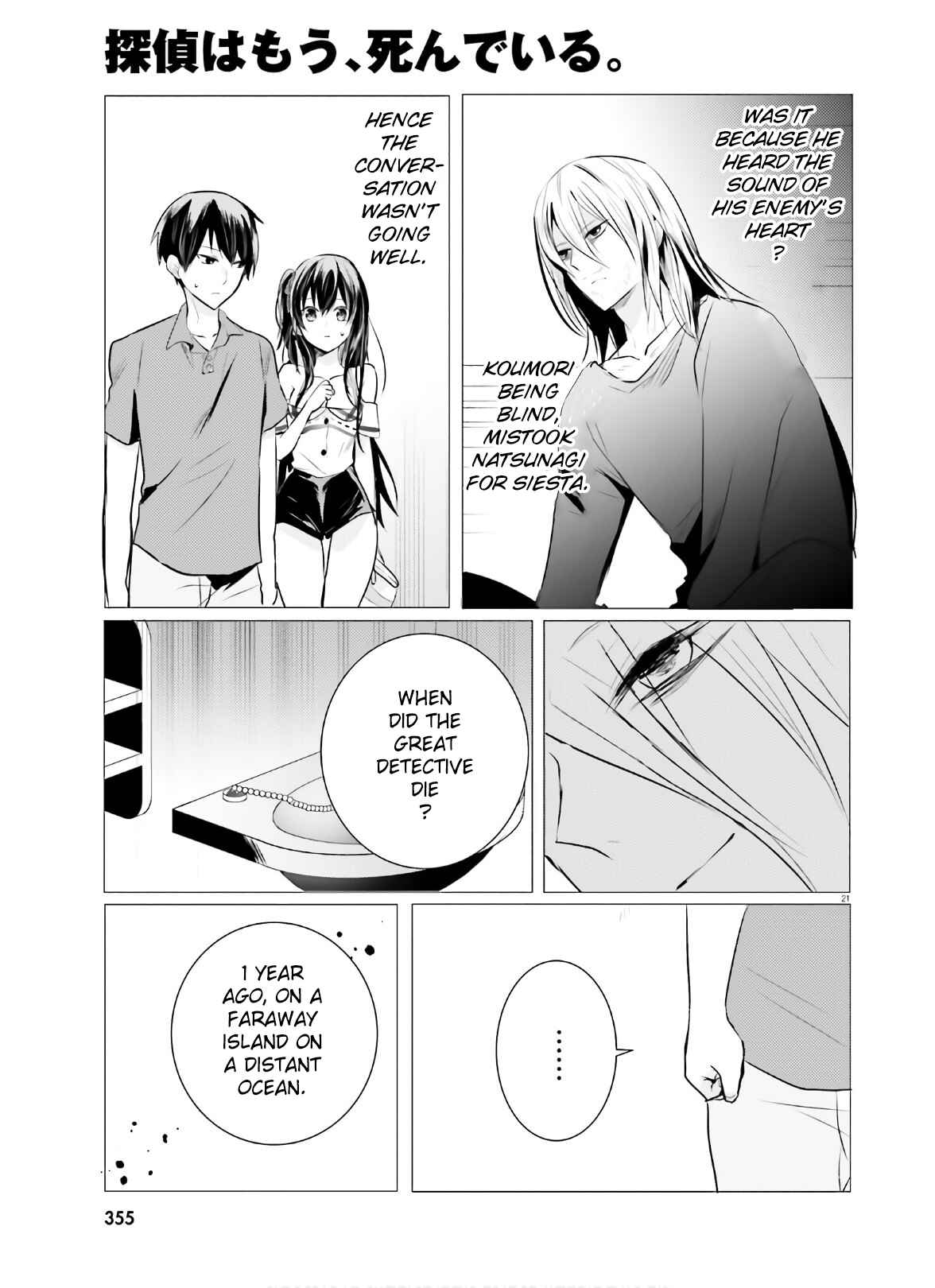 Page 21 Chapter 8 Tantei wa Mou, Shindeiru