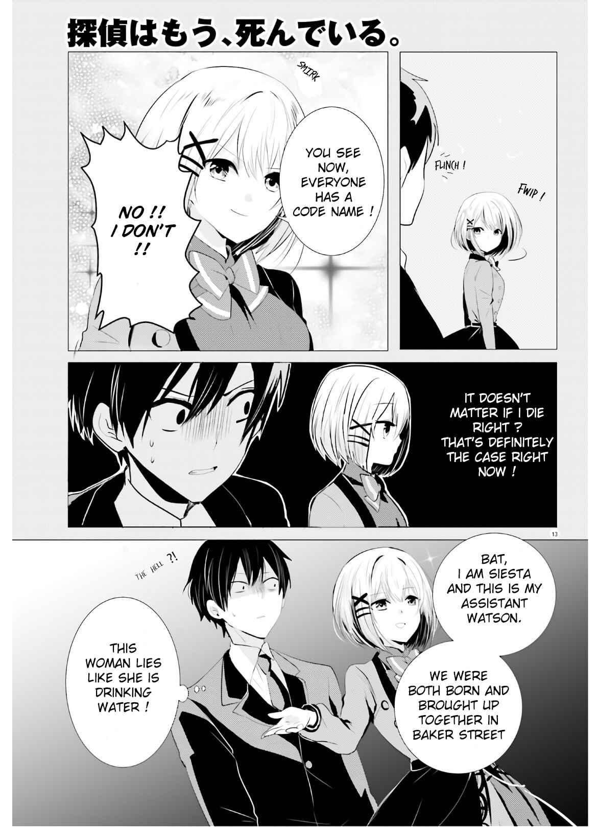 Page 13 Chapter 5 Tantei wa Mou, Shindeiru