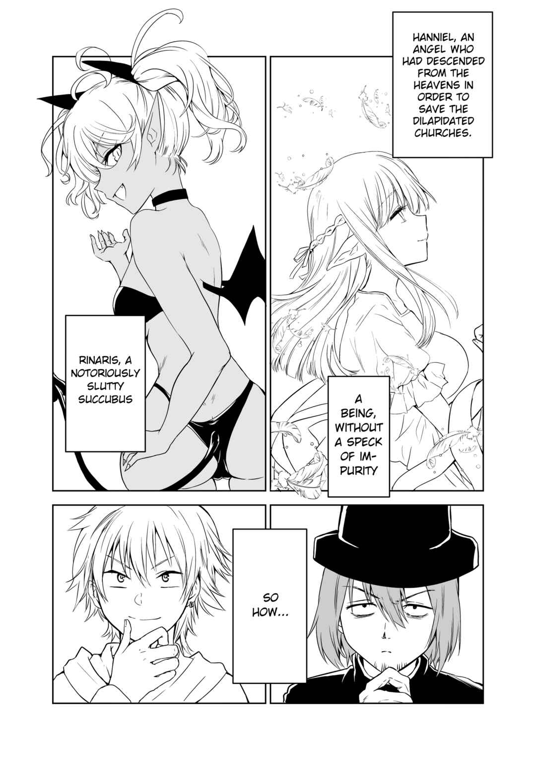 Page 1 Chapter 2 Story of a Succubus and an Angel who swapped bodies