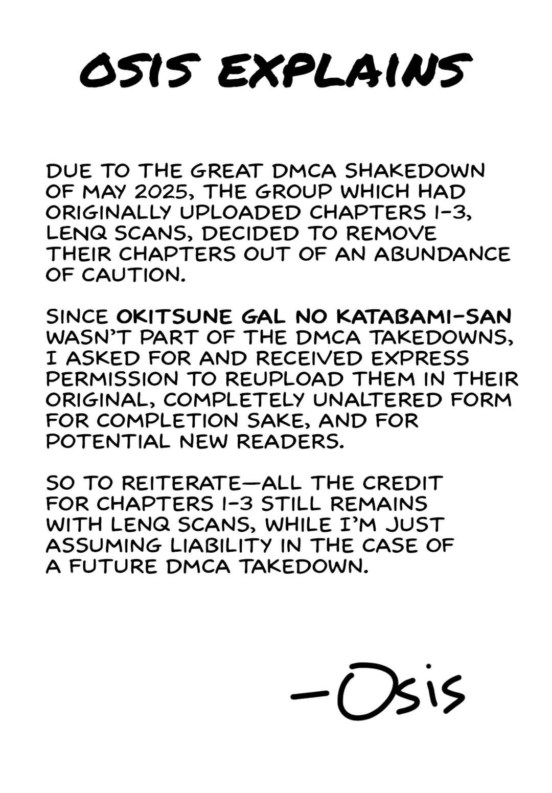 Page 1 Chapter 2 Okitsune Gal Katabami-san