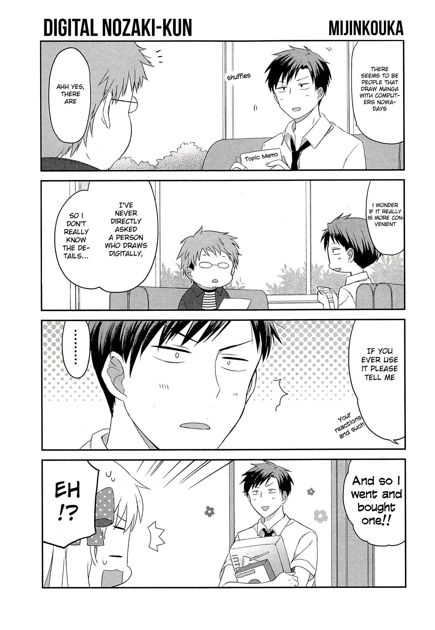 Page 1 Chapter 15 Gekkan Shoujo Nozaki-kun Anthology