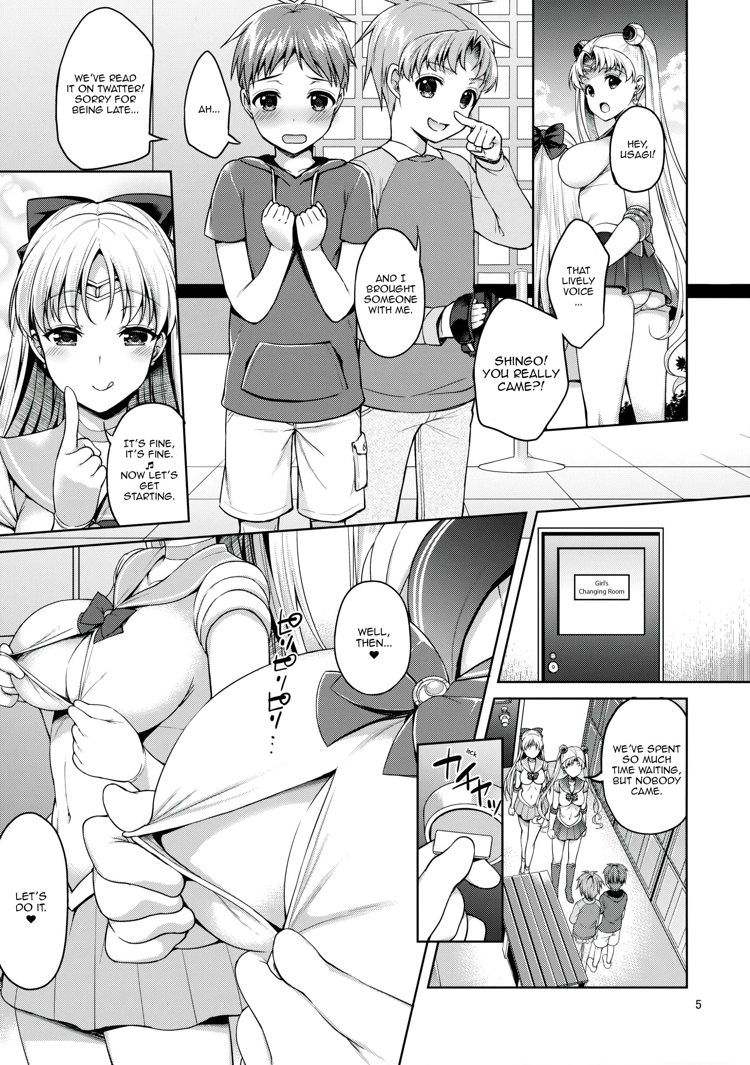 Page 4 Chapter Unknown_705b Bishoujo Senshi Sailor Moon - VENUS & MOON FREAK (Doujinshi)