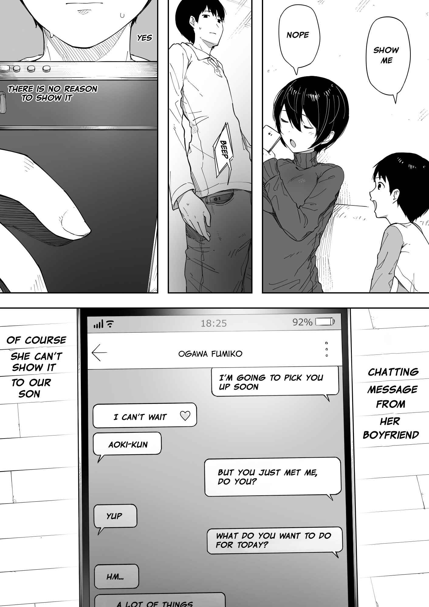Page 3 Chapter 3 Aisai, Doui no Ue, Netorare