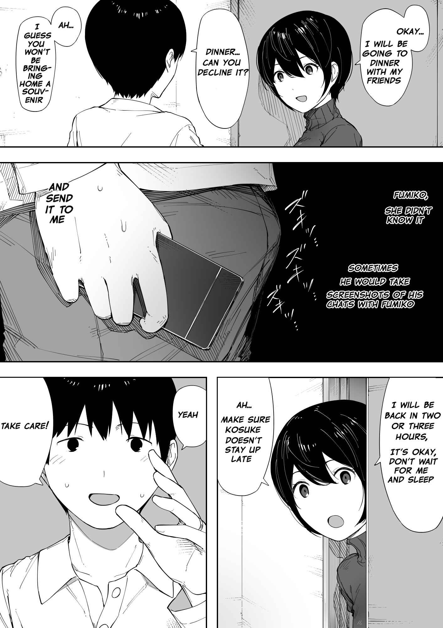 Page 4 Chapter 3 Aisai, Doui no Ue, Netorare