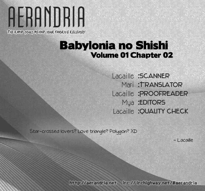 Page 2 Chapter 2 Babylonia no Shishi