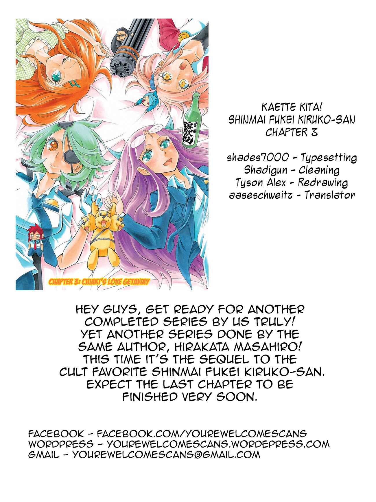 Page 19 Chapter 3 Kaette Kita! Shinmai Fukei Kiruko-san