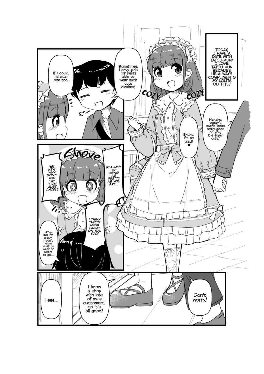 Page 1 Chapter Unknown_98b3 Lolita Kanojo to Kitemitai Kareshi