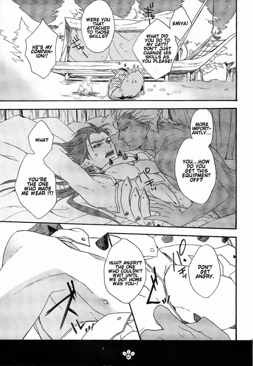 Page 47 Chapter Unknown_8ed5 Fate/stay night X Monster Hunter - My Sweet Monster (Doujinshi)
