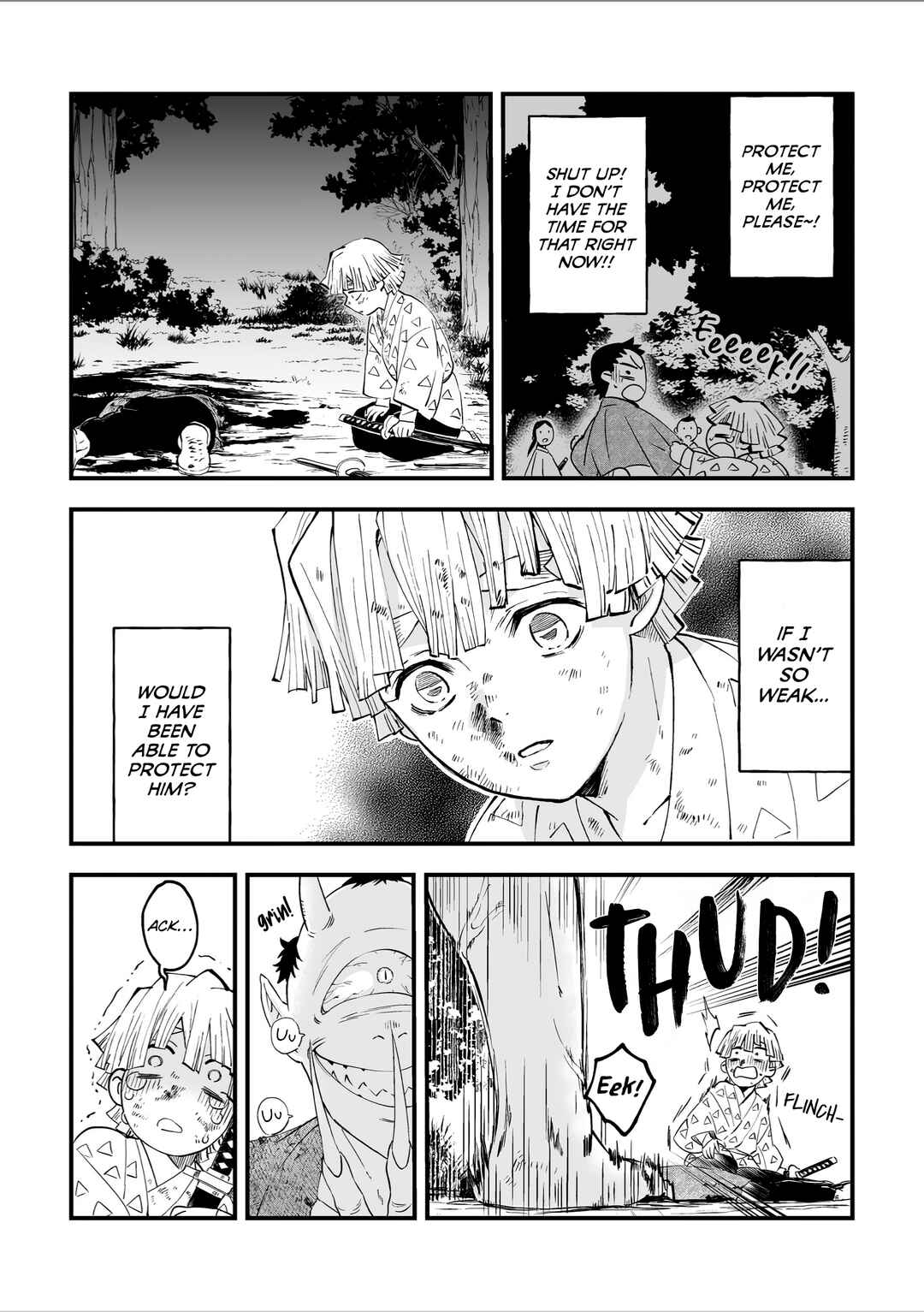 Page 10 Chapter Unknown_d6a3 Demon Slayer - Zenitsus Final Selection (Doujinshi)