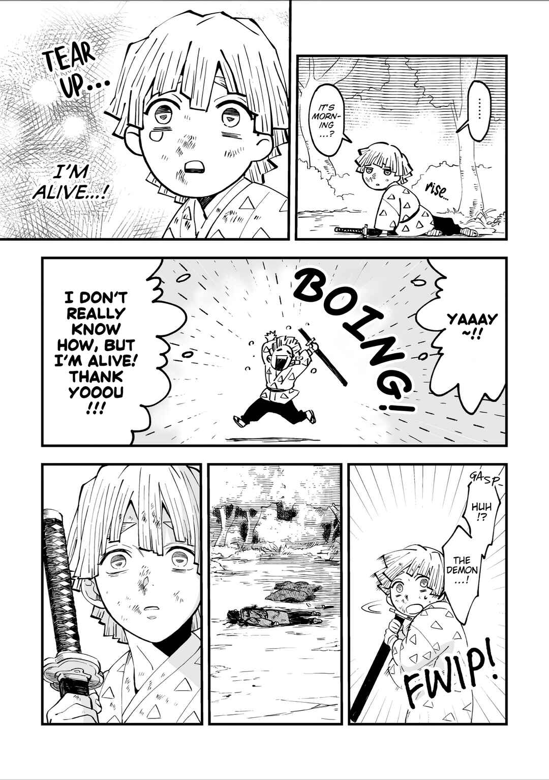 Page 17 Chapter Unknown_d6a3 Demon Slayer - Zenitsus Final Selection (Doujinshi)