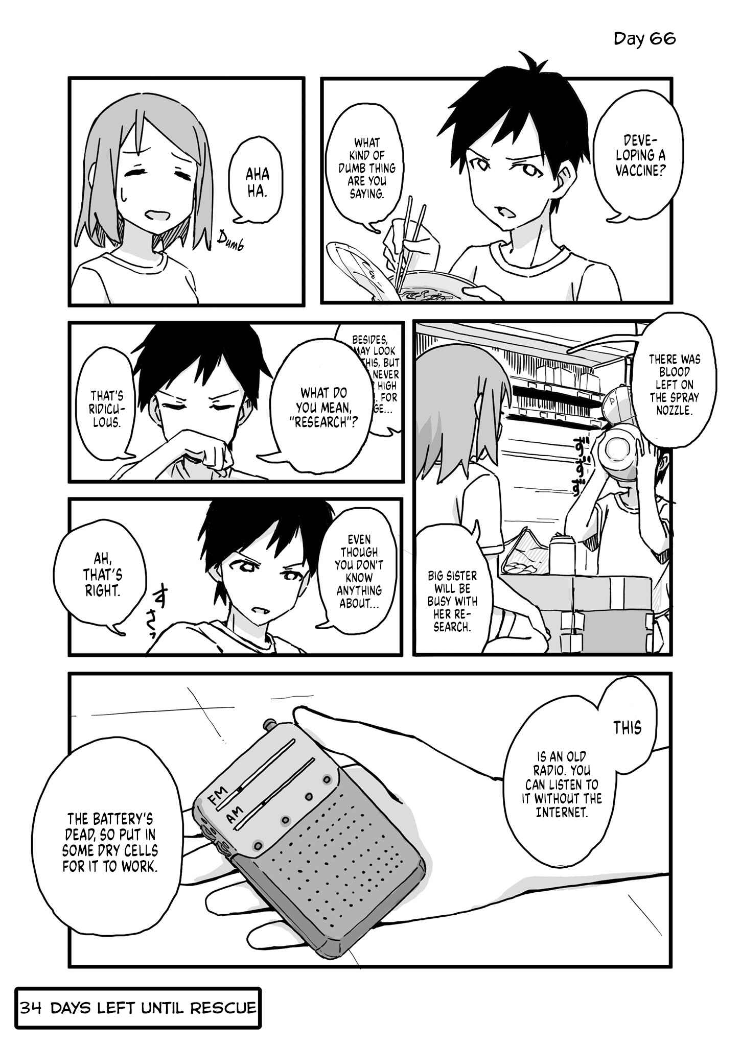 Page 1 Chapter 66 Convenience Store of the Dead ~The Convenience Store Clerk Will Get Rescued in 100 Days~