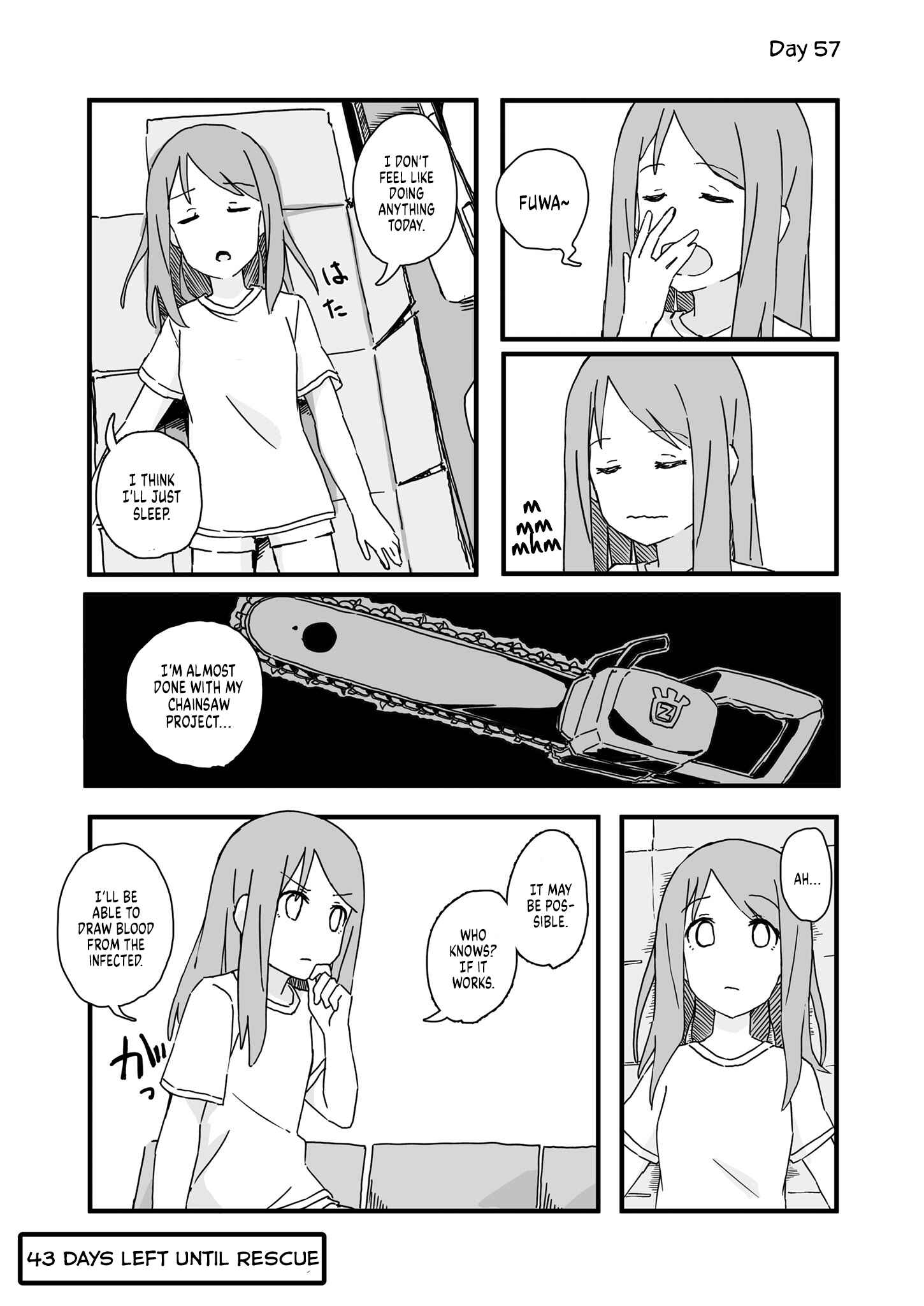 Page 1 Chapter 57 Convenience Store of the Dead ~The Convenience Store Clerk Will Get Rescued in 100 Days~