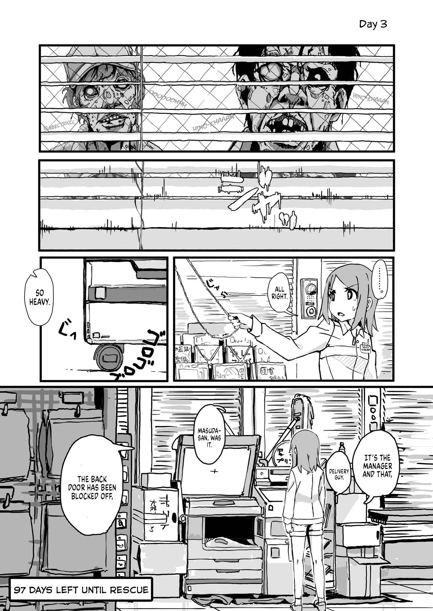 Page 1 Chapter 3 Convenience Store of the Dead ~The Convenience Store Clerk Will Get Rescued in 100 Days~