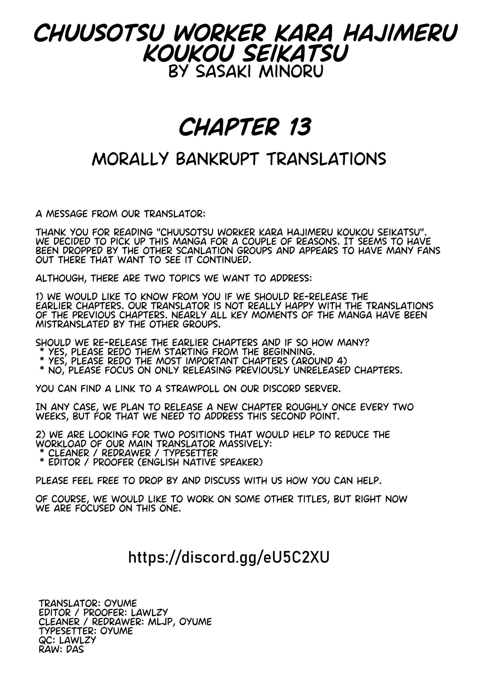 Page 43 Chapter 13 Chuusotsu Worker kara Hajimeru Koukou Seikatsu