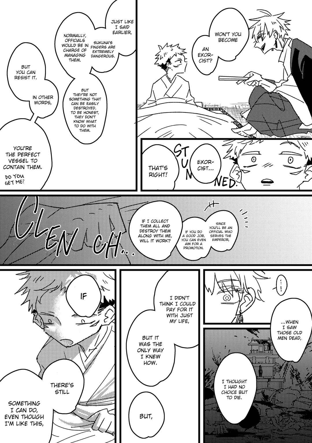 Page 16 Chapter Unknown_edeb Jujutsu Kaisen - Itoki Akebono Ten ni Haru (Doujinshi)