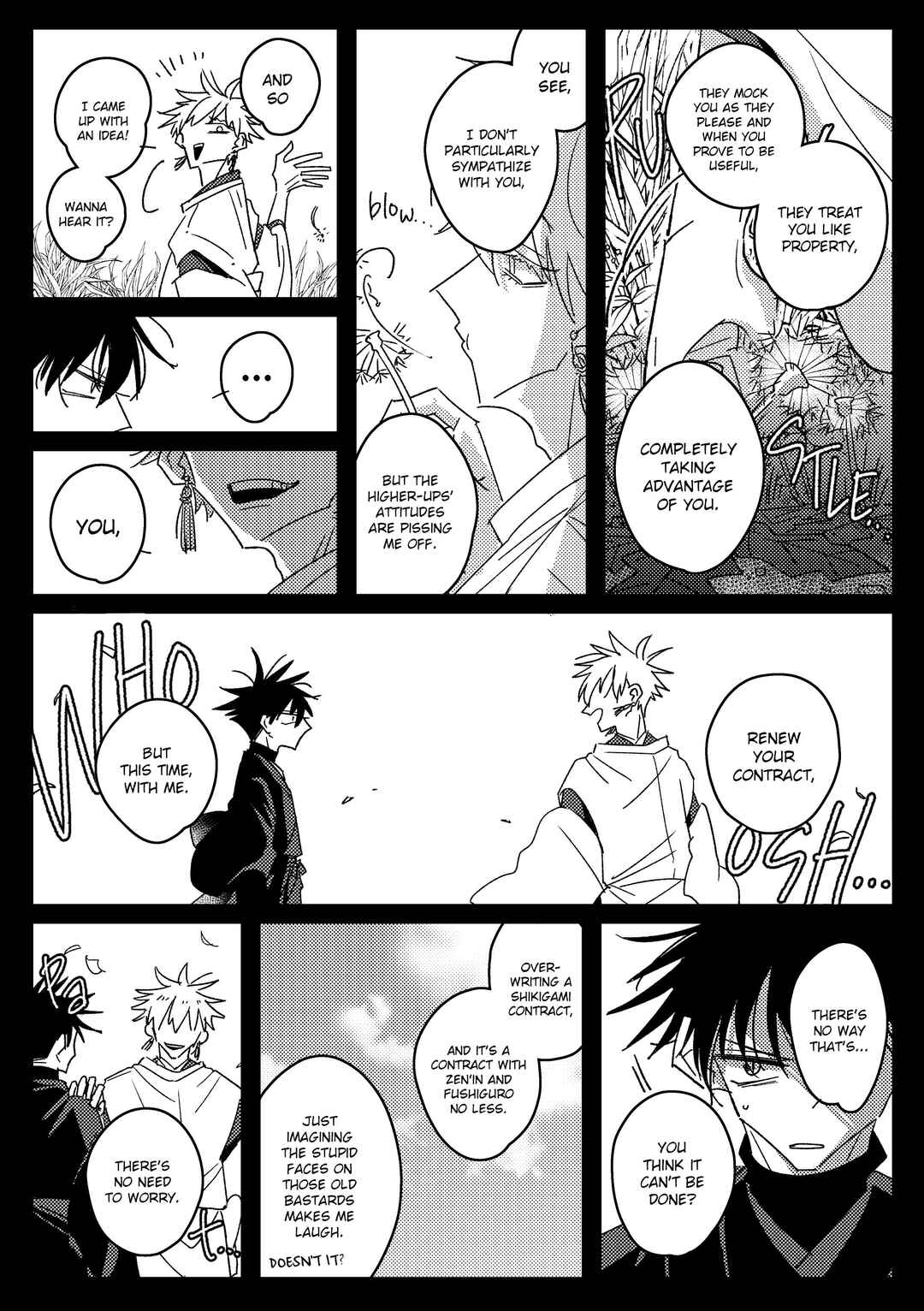 Page 38 Chapter Unknown_edeb Jujutsu Kaisen - Itoki Akebono Ten ni Haru (Doujinshi)