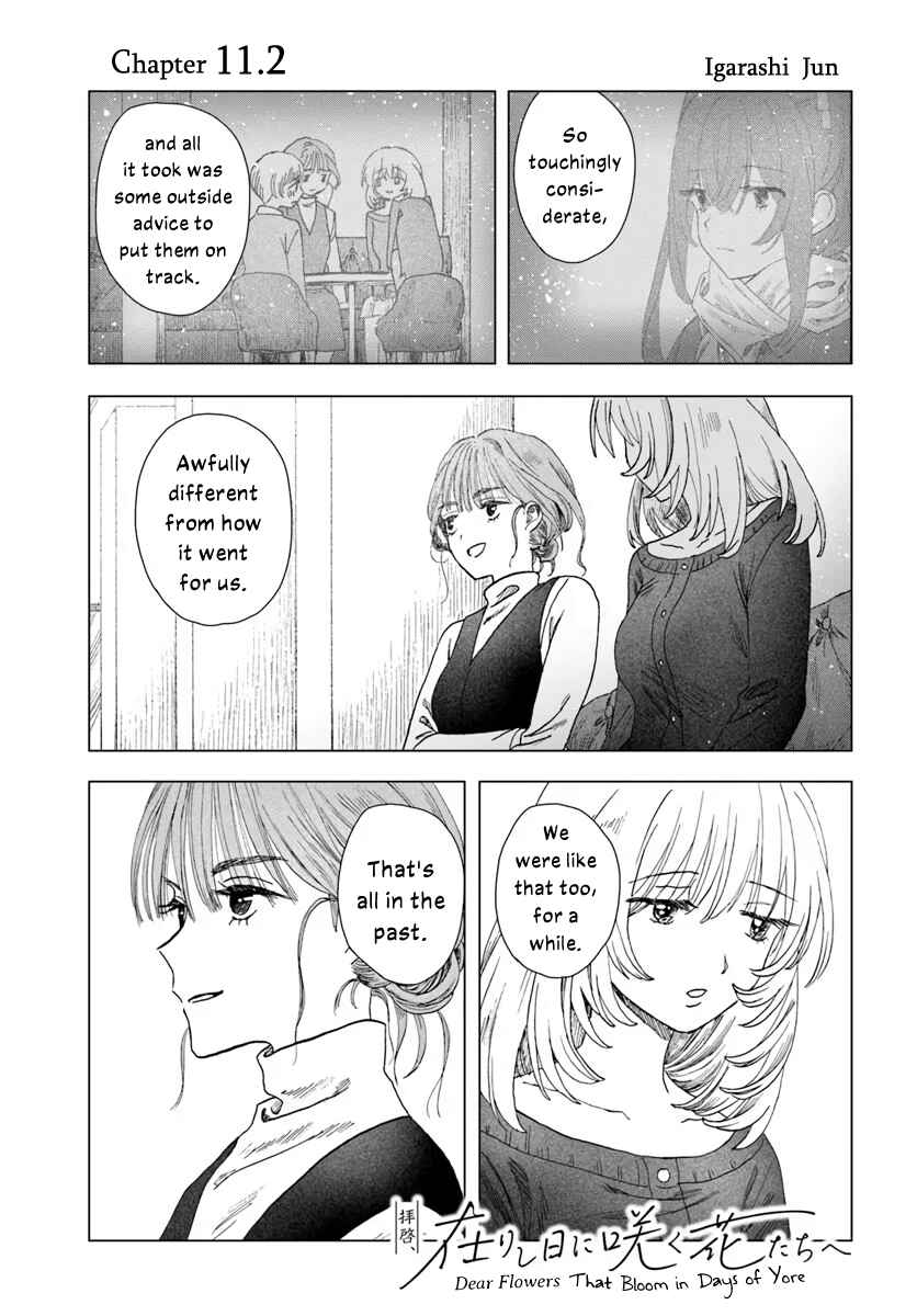 Page 1 Chapter 11.2 Haikei, Arishi Hi ni Saku Hanatachi e