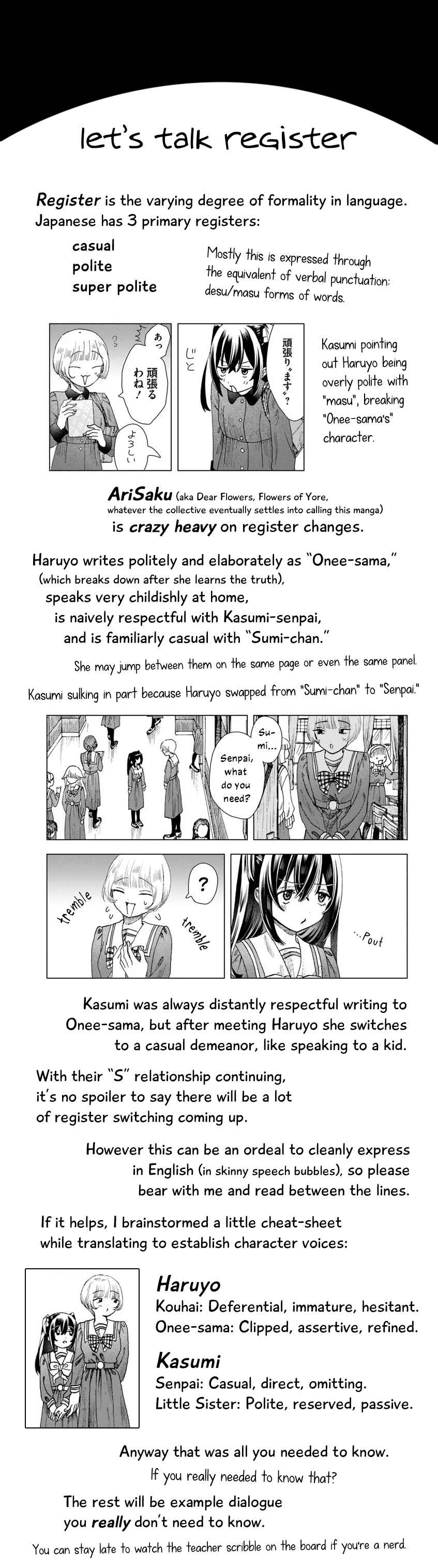 Page 36 Chapter 6 Haikei, Arishi Hi ni Saku Hanatachi e