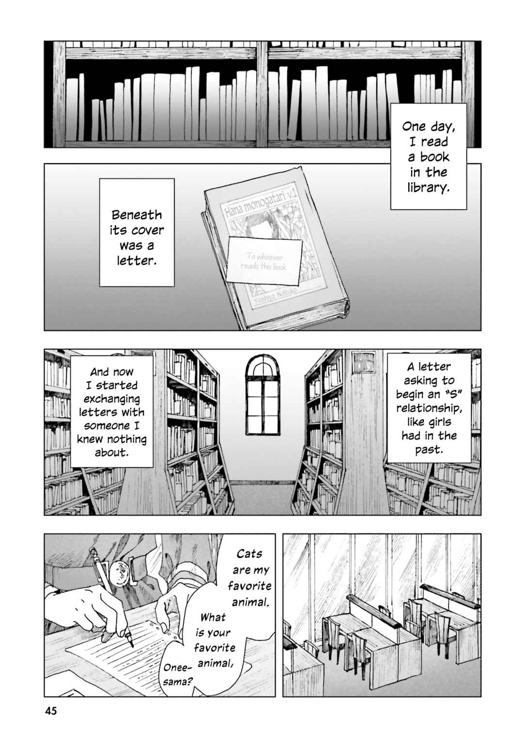 Page 1 Chapter 2 Haikei, Arishi Hi ni Saku Hanatachi e