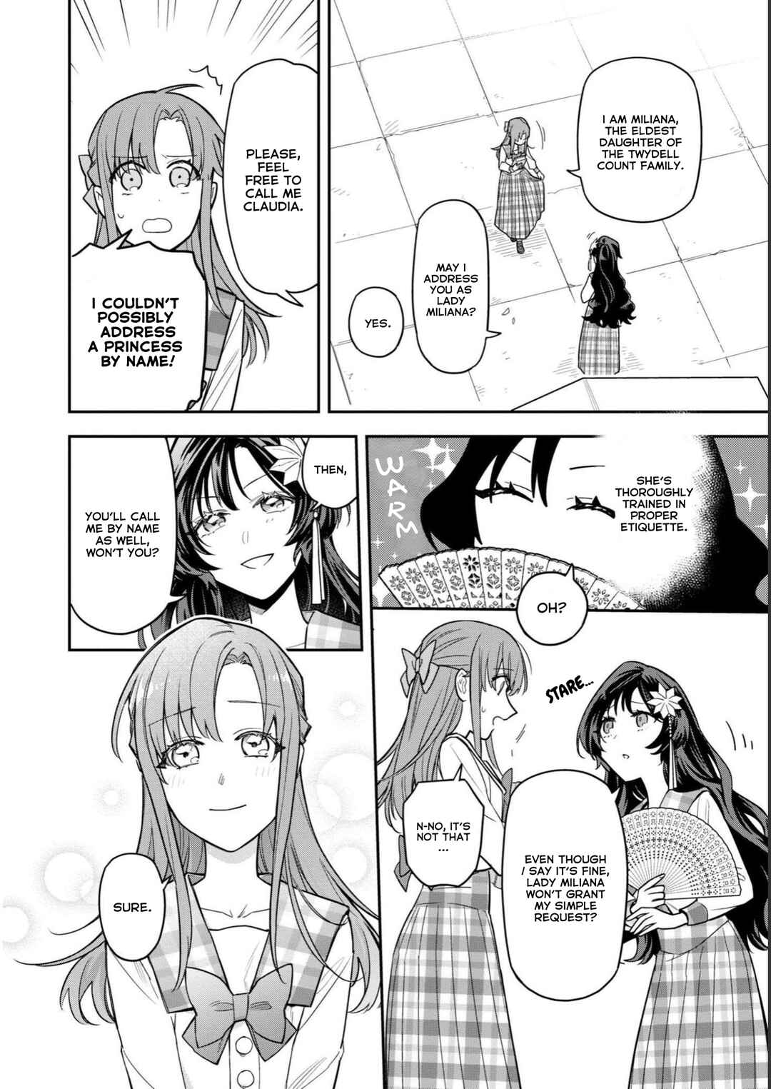 Page 12 Chapter 2 Takabisha Koujo wa Damattenai