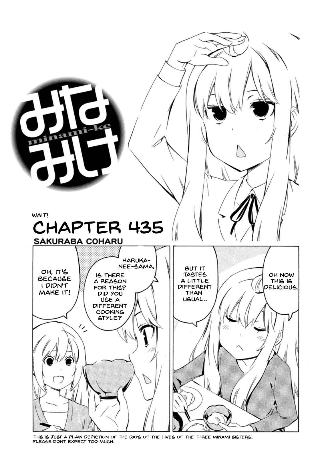 Page 1 Chapter 435 Minami-ke