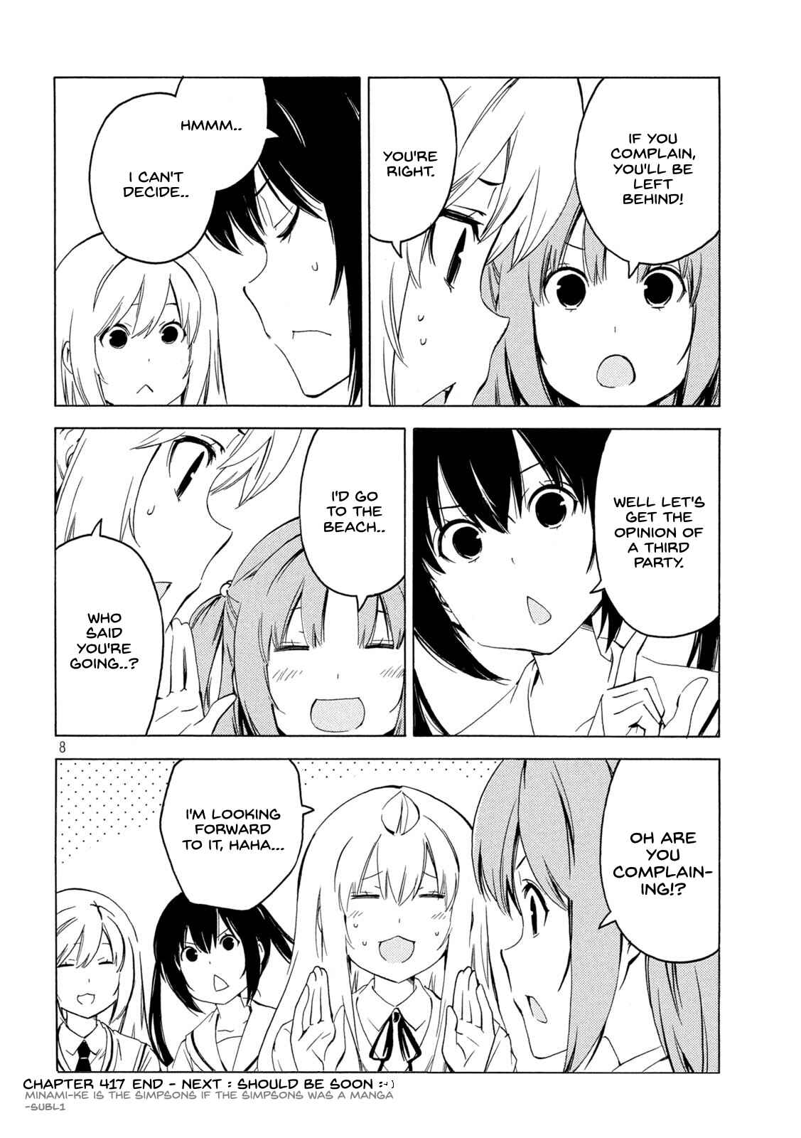 Page 8 Chapter 417 Minami-ke