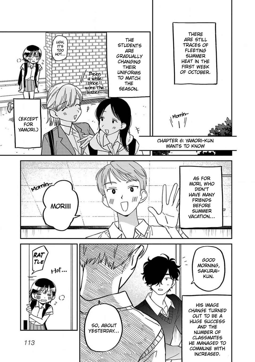 Page 1 Chapter 6 Madowasenaide Yamori-kun