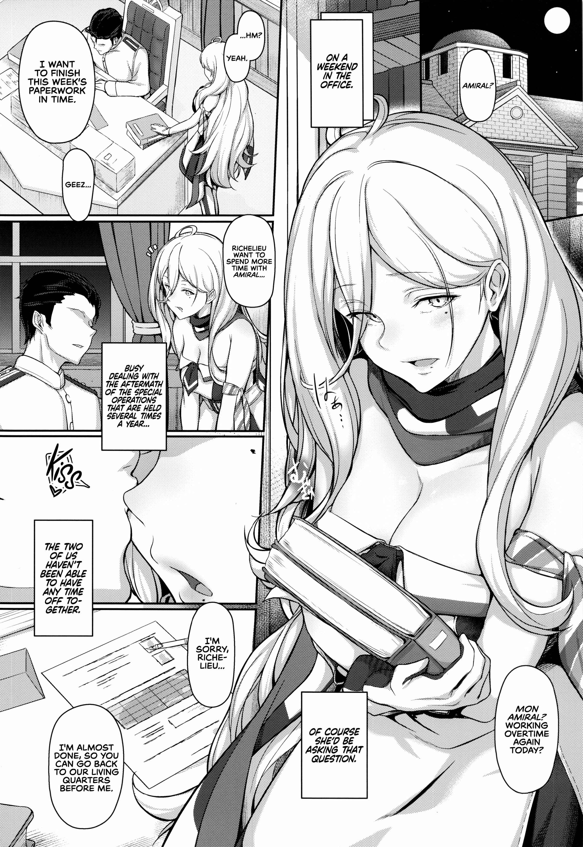 Page 4 Chapter Unknown_2f97 Kantai Collection -KanColle- RICHELIEU MON AMOUR Plat (Doujinshi)