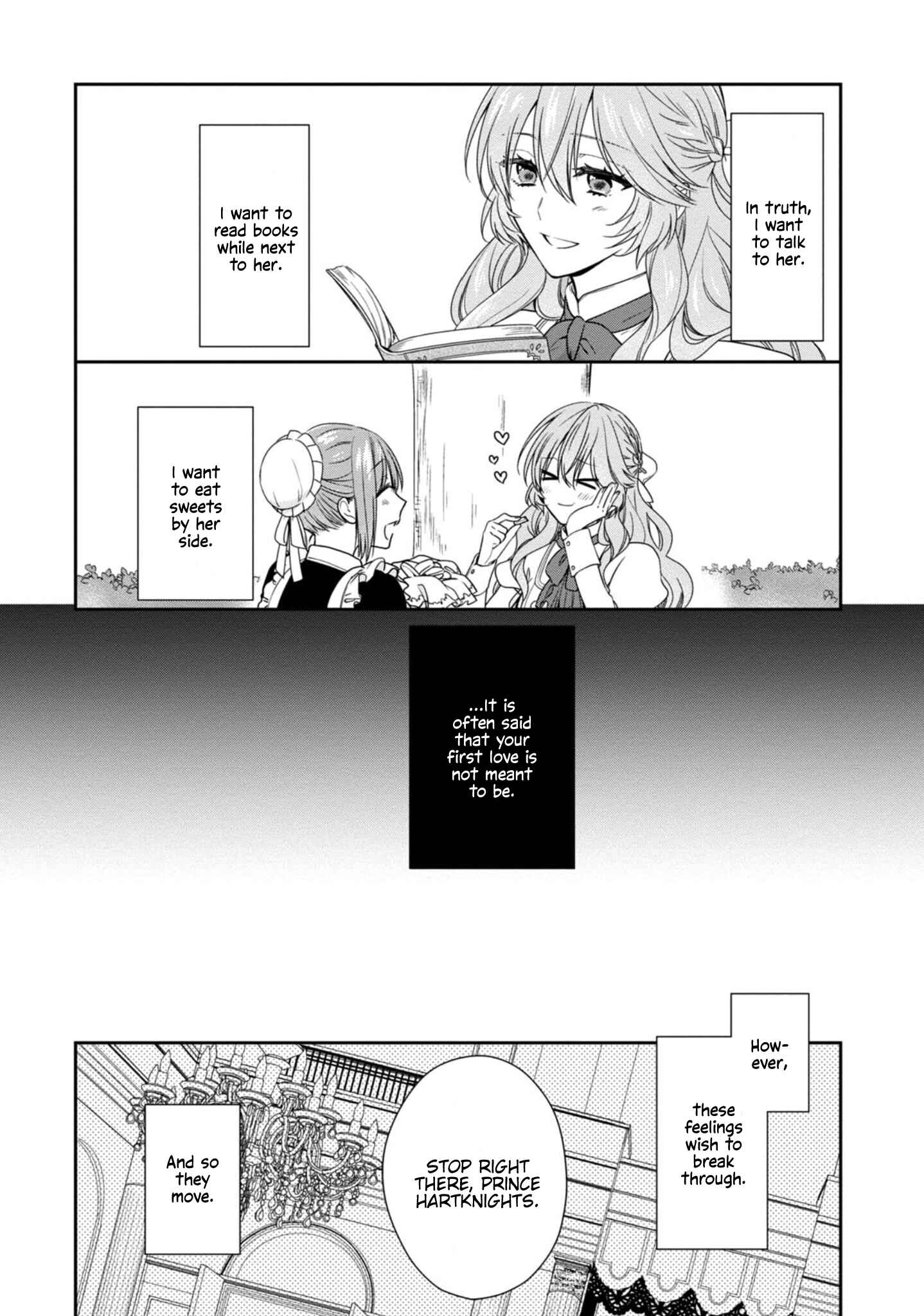 Page 10 Chapter 4.5 Akuyaku Reijou wa Ringoku no Outaishi ni Dekiaisareru