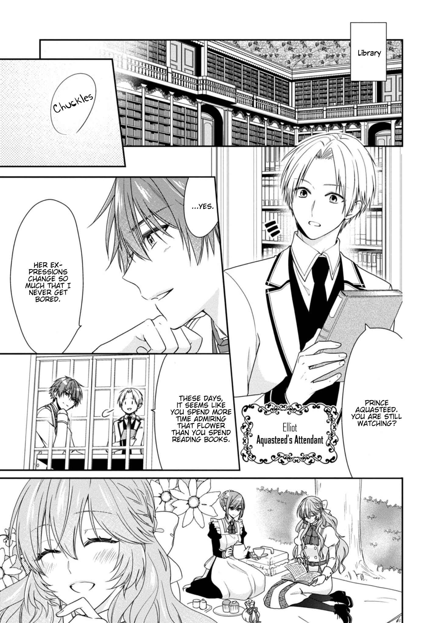 Page 7 Chapter 4.5 Akuyaku Reijou wa Ringoku no Outaishi ni Dekiaisareru