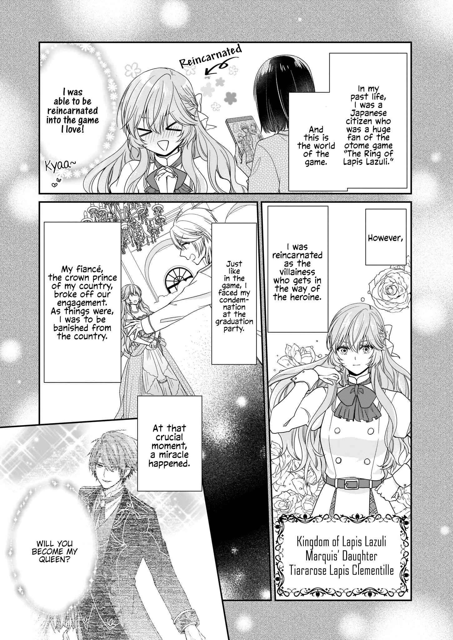 Page 4 Chapter 13 Akuyaku Reijou wa Ringoku no Outaishi ni Dekiaisareru
