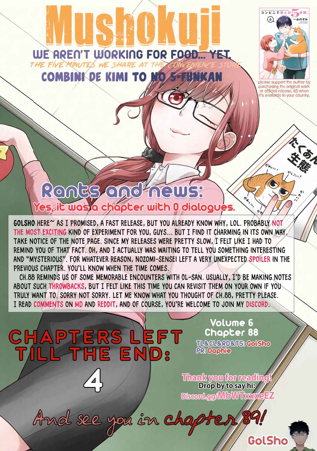 Page 10 Chapter 88 Combini de Kimi to no 5-funkan.