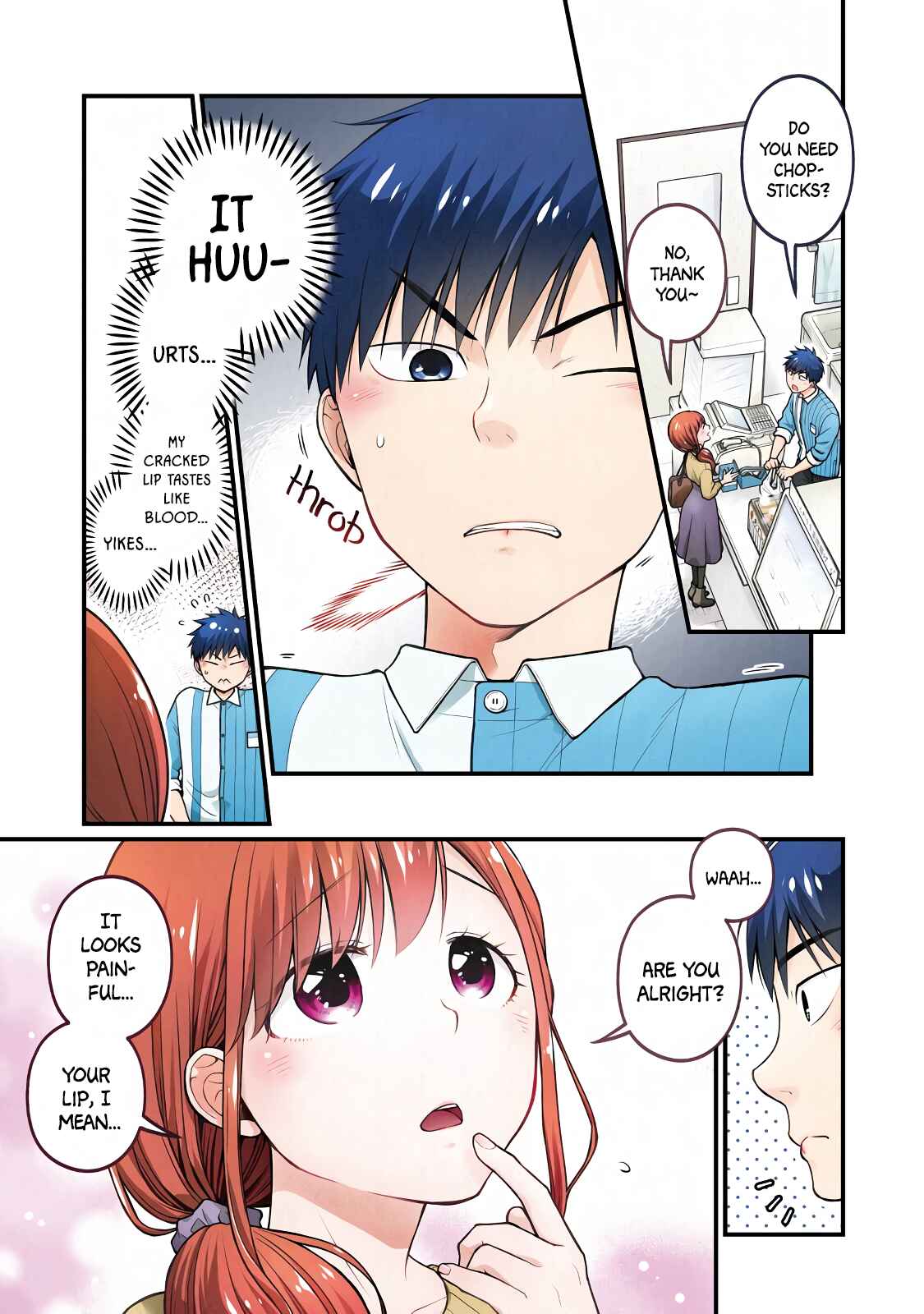 Page 1 Chapter 54 Combini de Kimi to no 5-funkan.
