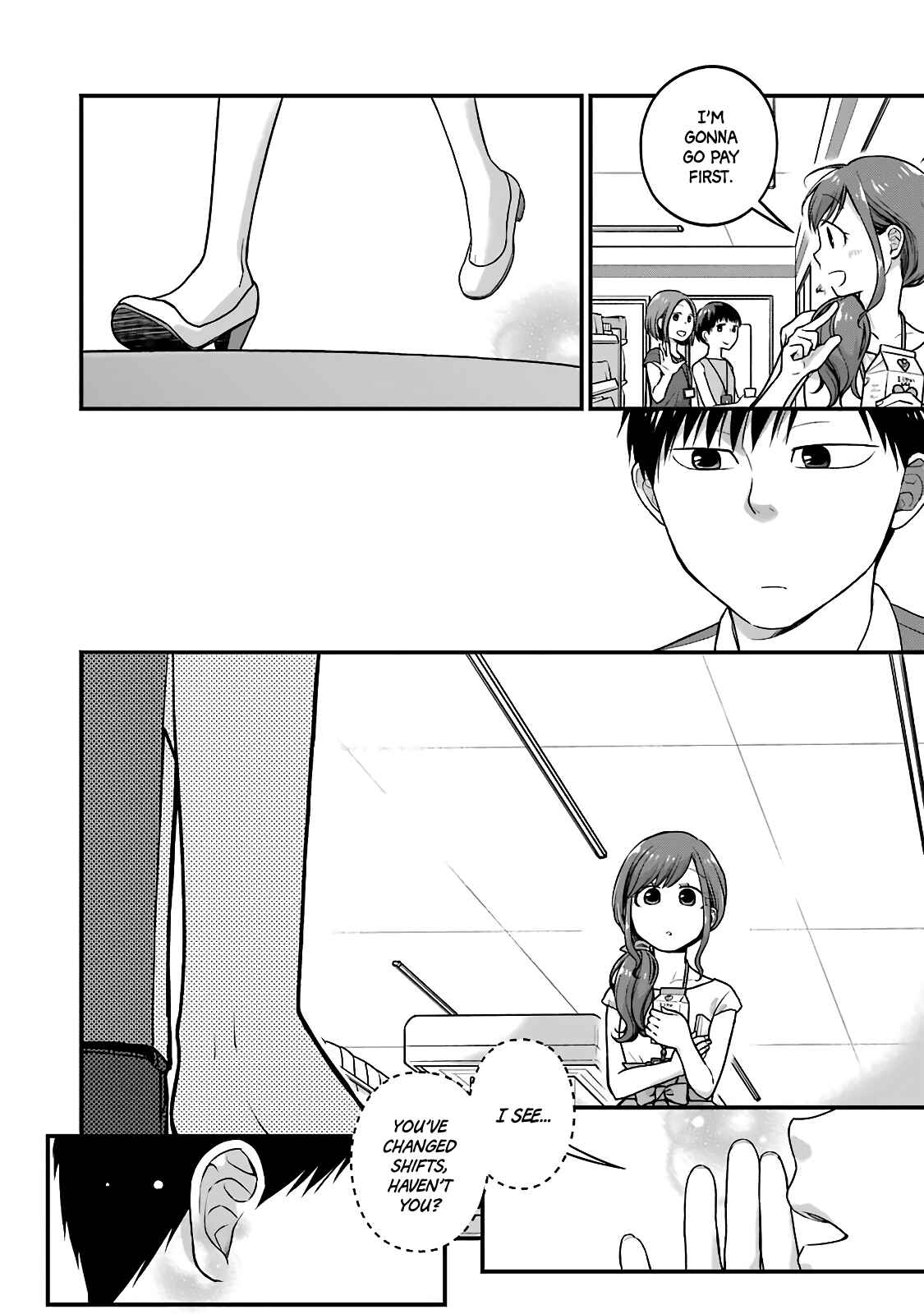 Page 4 Chapter 35 Combini de Kimi to no 5-funkan.