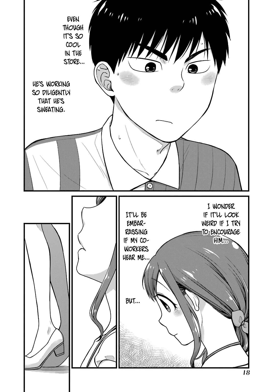 Page 6 Chapter 35 Combini de Kimi to no 5-funkan.