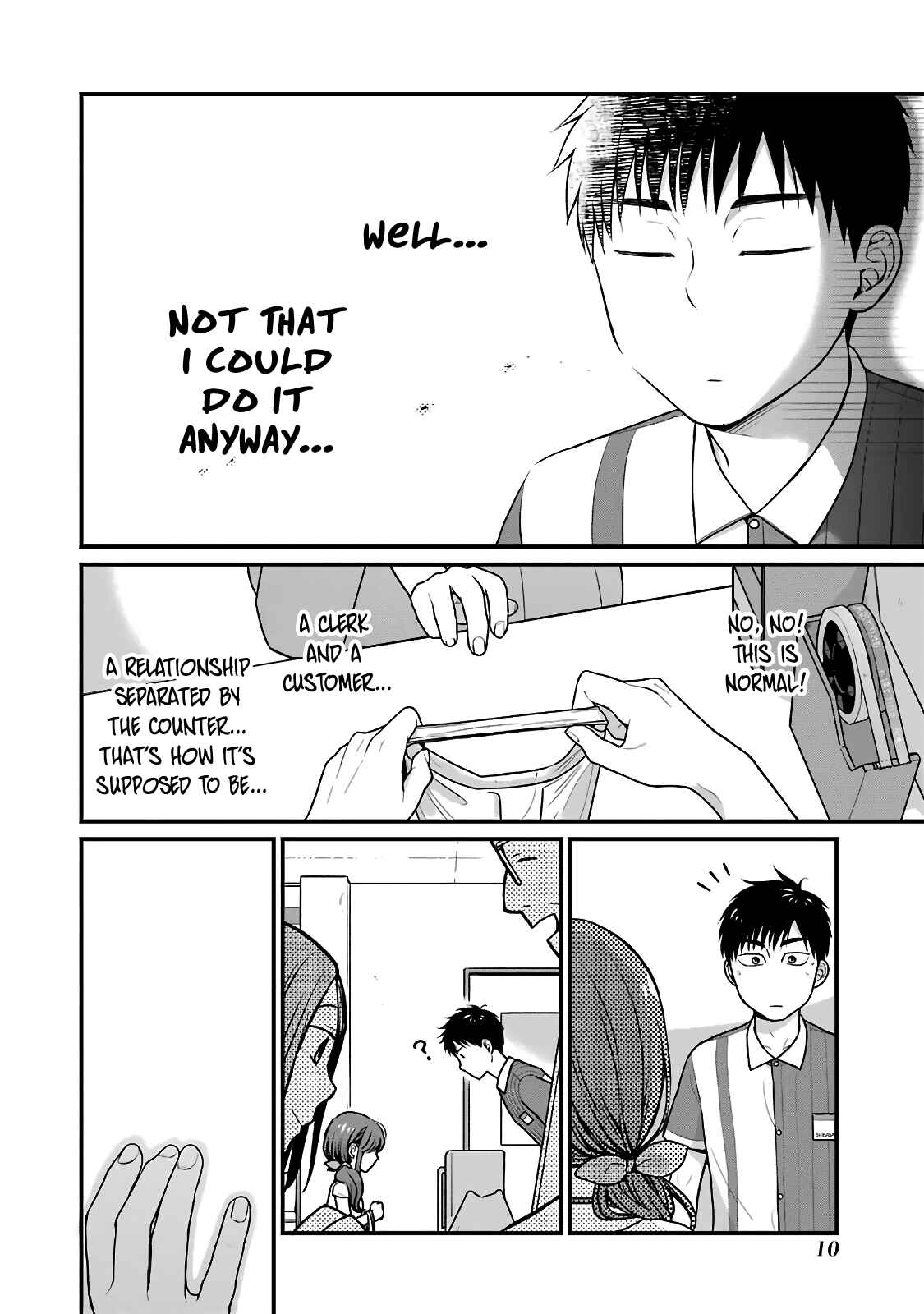 Page 11 Chapter 34 Combini de Kimi to no 5-funkan.
