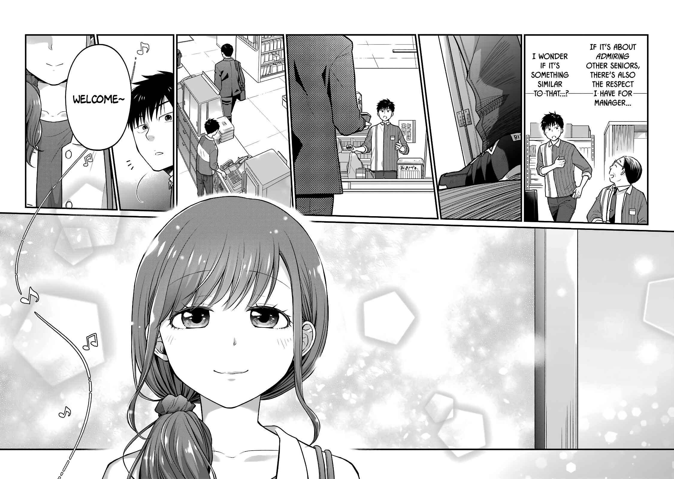 Page 6 Chapter 58 Combini de Kimi to no 5-funkan.