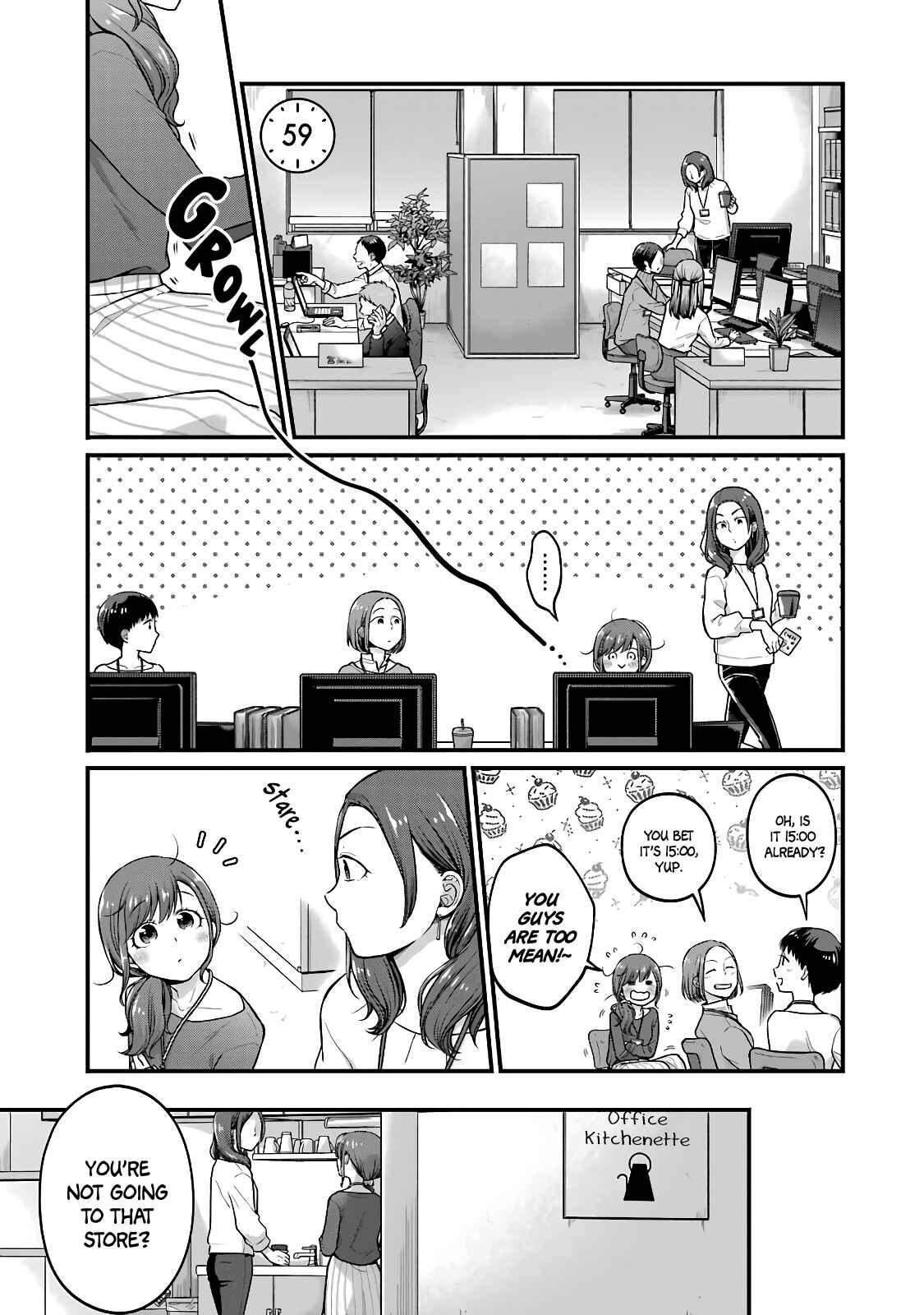 Page 1 Chapter 59 Combini de Kimi to no 5-funkan.