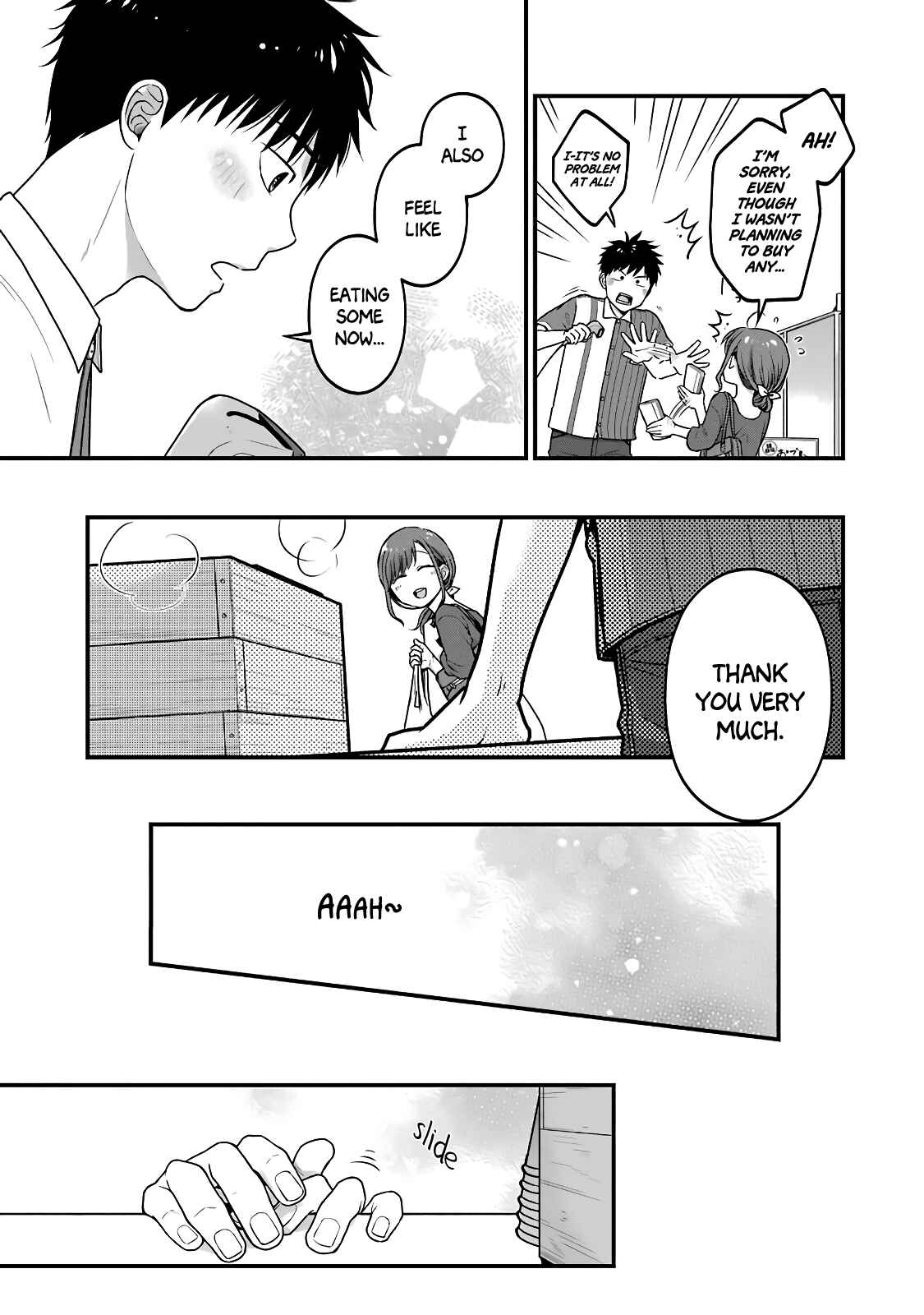 Page 12 Chapter 50 Combini de Kimi to no 5-funkan.