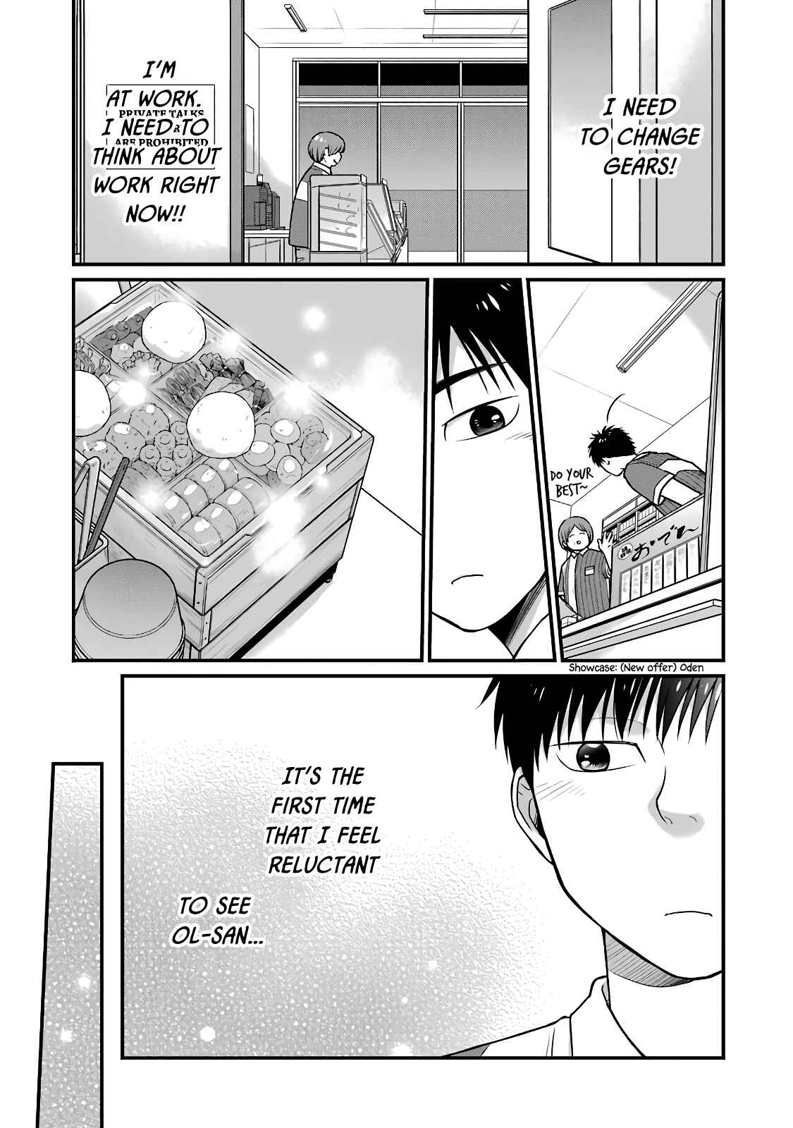 Page 8 Chapter 50 Combini de Kimi to no 5-funkan.