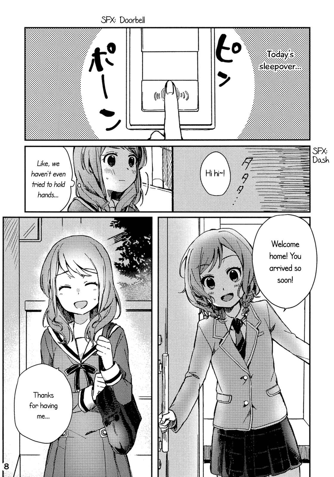Page 8 Chapter Unknown_8735 BanG Dream! - First-Time Sleepover. (doujinshi)