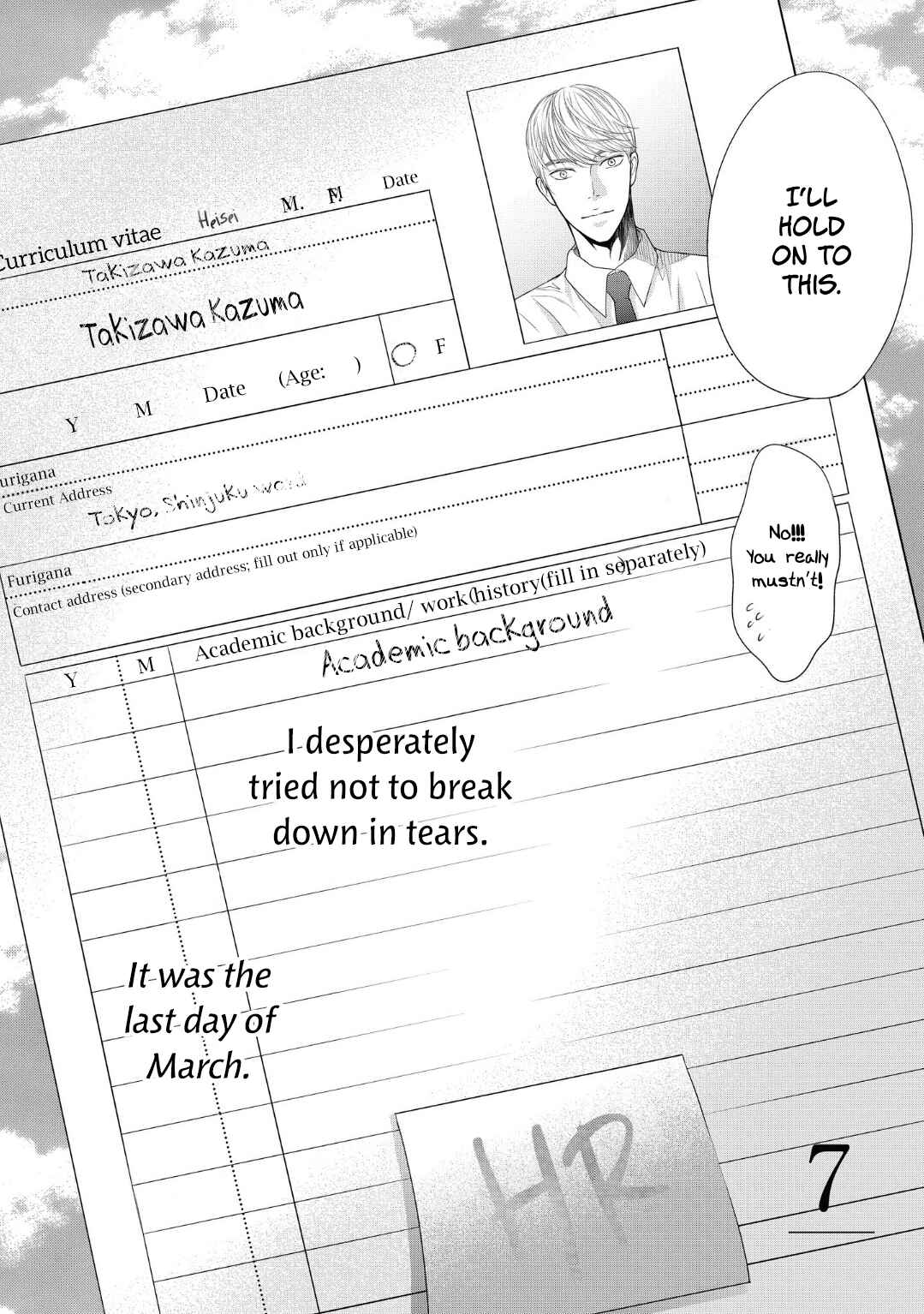 Page 7 Chapter 7 4-gatsu no Tokyo wa...