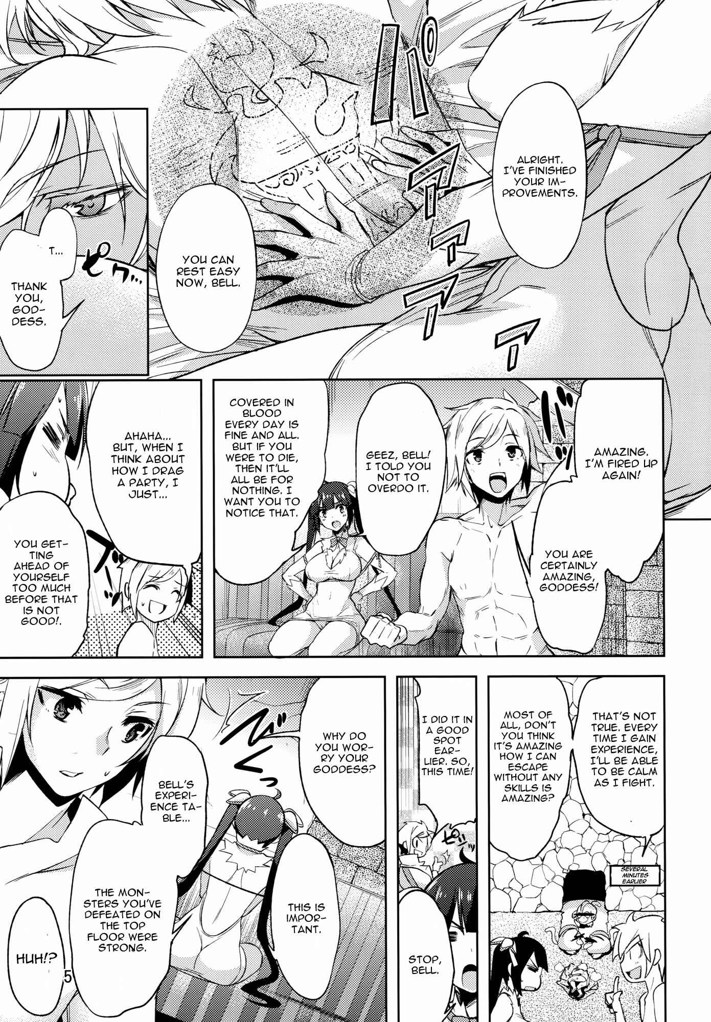 Page 4 Chapter Unknown_cac9 Dungeon ni Deai o Motomeru no wa Machigatteiru Darou ka - Bell Love (Doujinshi)