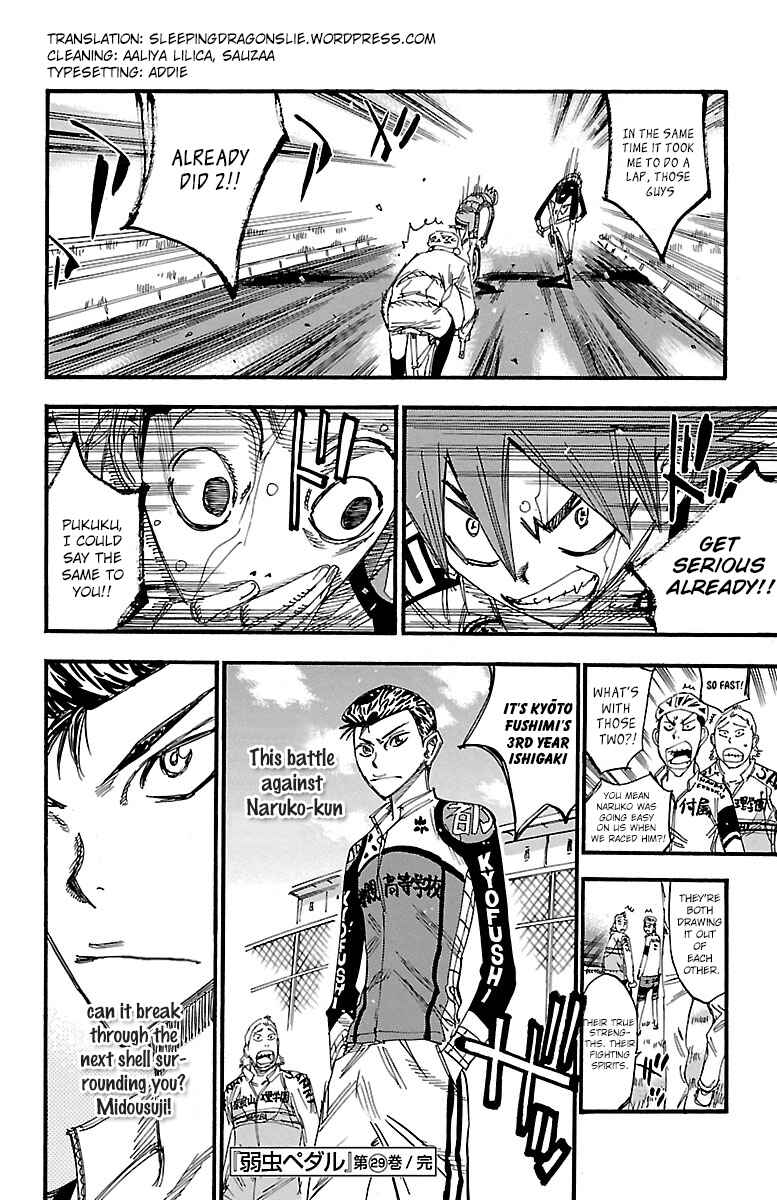 Page 15 Chapter 252 Yowamushi Pedal
